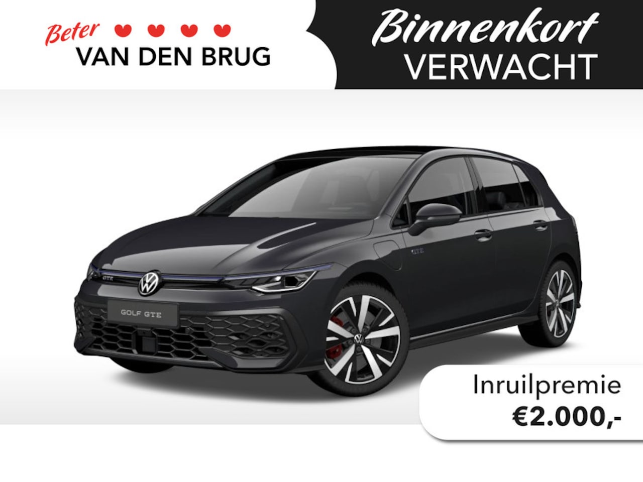 Volkswagen Golf - 1.5 eHybrid GTE | Panoramadak | Black style | Headup display | DCC | Trekhaak | - AutoWereld.nl