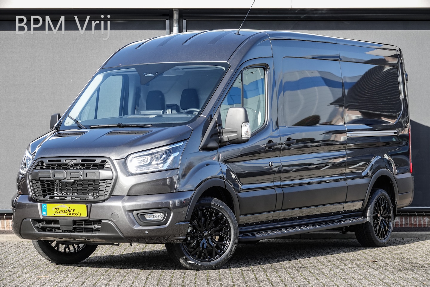 Ford Transit - L3H2 | 2.0Tdci 165Pk | 350 | Raptor Edition | 2x Schuifdeur | Nieuw Model | Magnetic Grey - AutoWereld.nl