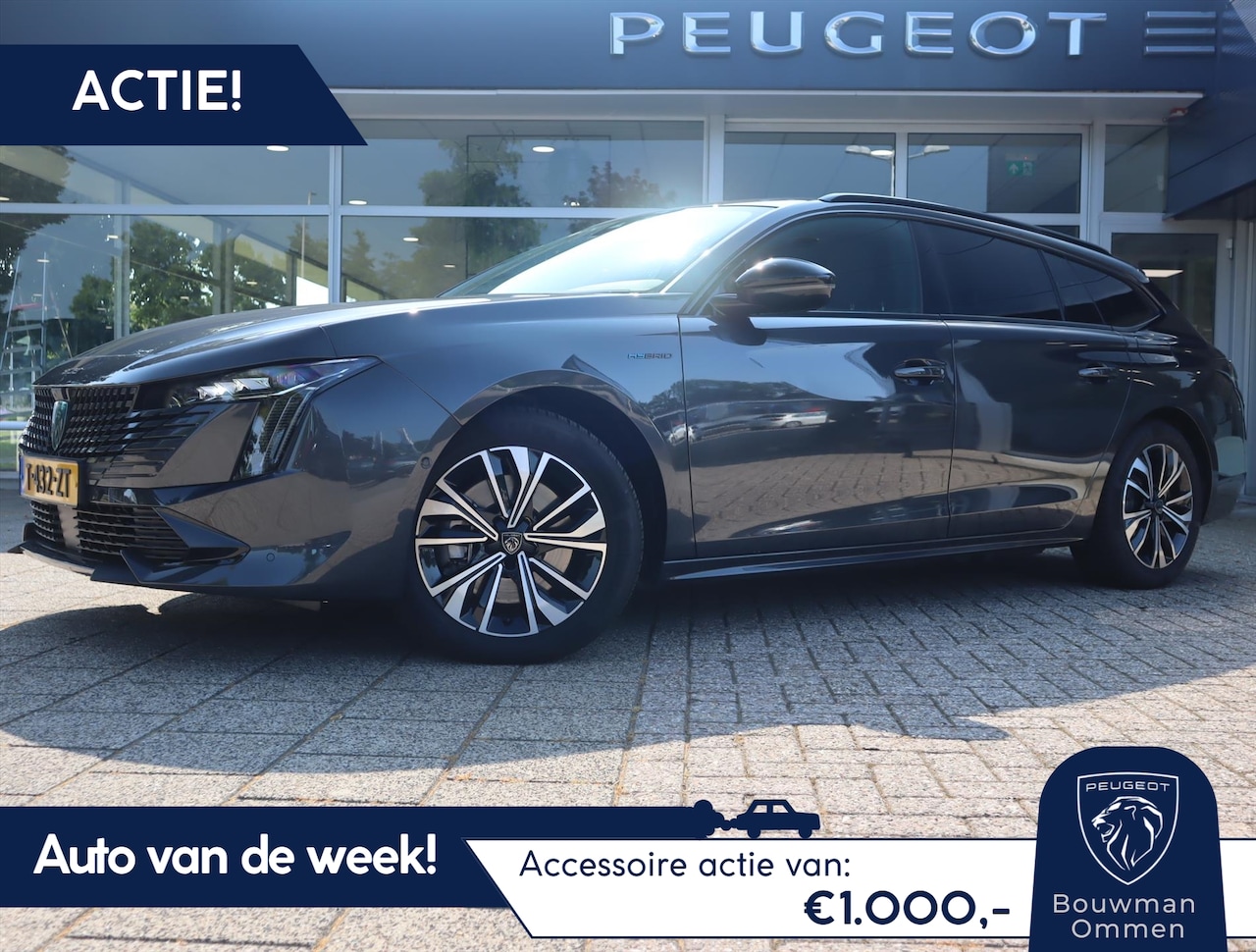 Peugeot 508 SW - Allure HYbrid 180pk e-EAT8 automaat, Rijklaarprijs, 7,4 kW lader Adaptieve Cruise control - AutoWereld.nl