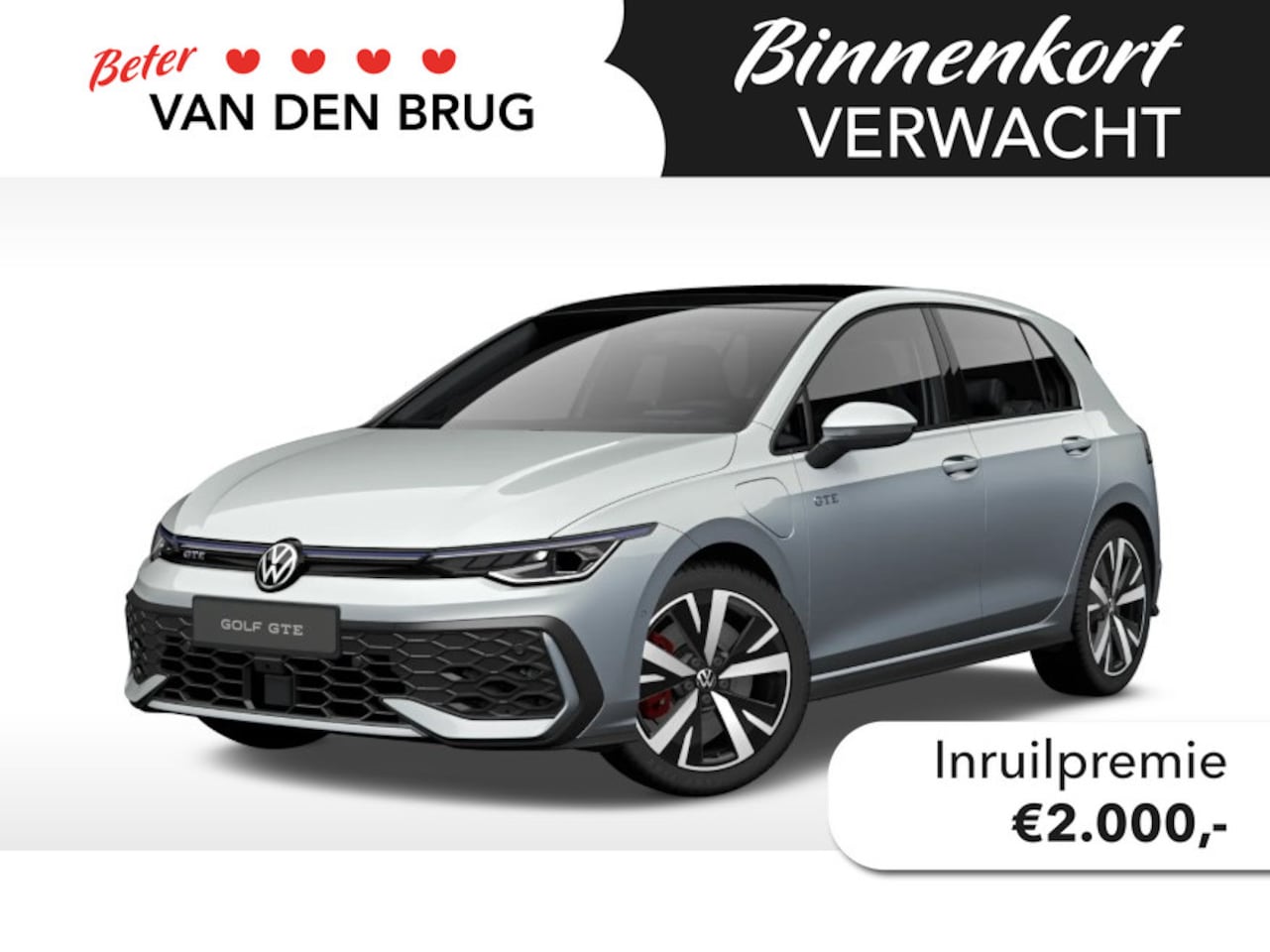 Volkswagen Golf - 1.5 eHybrid GTE | Panoramadak | Black style | Headup display | DCC | Trekhaak | - AutoWereld.nl