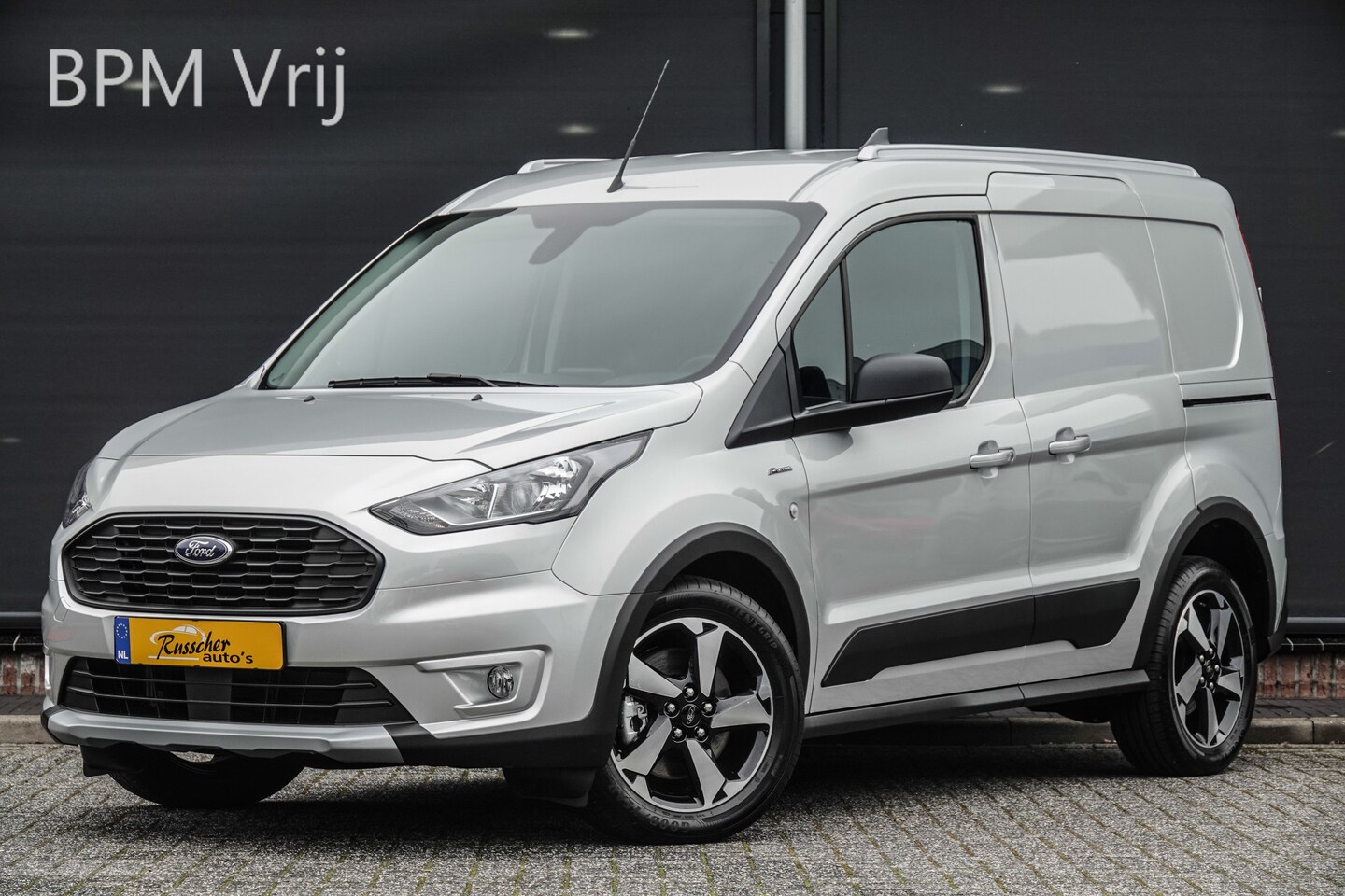 Ford Transit Connect - L1 | 1.5Tdci 100Pk A8 Automaat | Active | 2x Schuifdeur | Moondust Zilver - AutoWereld.nl