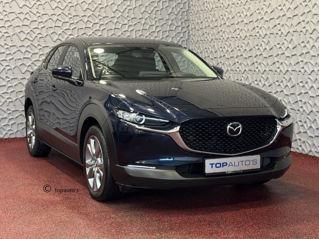 Mazda CX-30 - 2.0 E-SKYACTIV M-HYBRID 150PK LED ADAPT.CRUISE HEADUP NAVI CAMERA STOEL/STUUR VERW. 18''LM - AutoWereld.nl