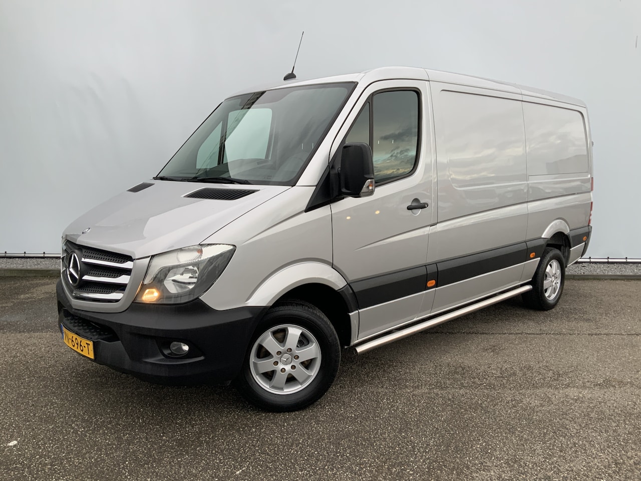 Mercedes-Benz Sprinter - 313 2.2 CDI 366 L2H1 Airco Navi Cruise 3 Zits Trekhaak 2800 alu velg Side Bar - AutoWereld.nl