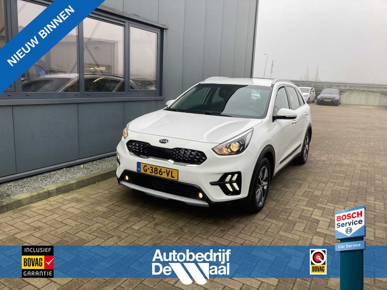 Kia Niro - 1.6 Hybrid 140pk DynamicLine AFN.TREKHAAK/NAVI/CARPLAY/ADAPT.CRUISE/CAMERA/PDC - AutoWereld.nl