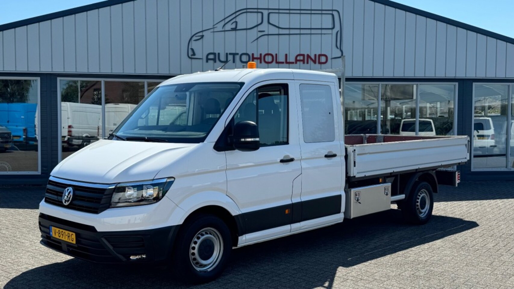 Volkswagen Crafter - 2.0 TDI 130KW 177PK DC DUBBELE CABINE PU PICK UP  3500KG TREKGEW - AutoWereld.nl