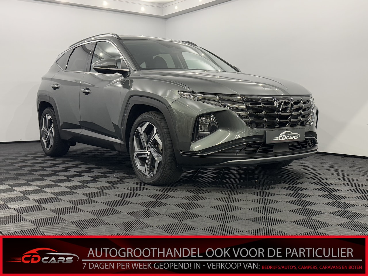 Hyundai Tucson - 1.6 T-GDI HEV Premium Leder, Camera, Navi, Winterpakket, Elektrische achterklep, Keyless s - AutoWereld.nl