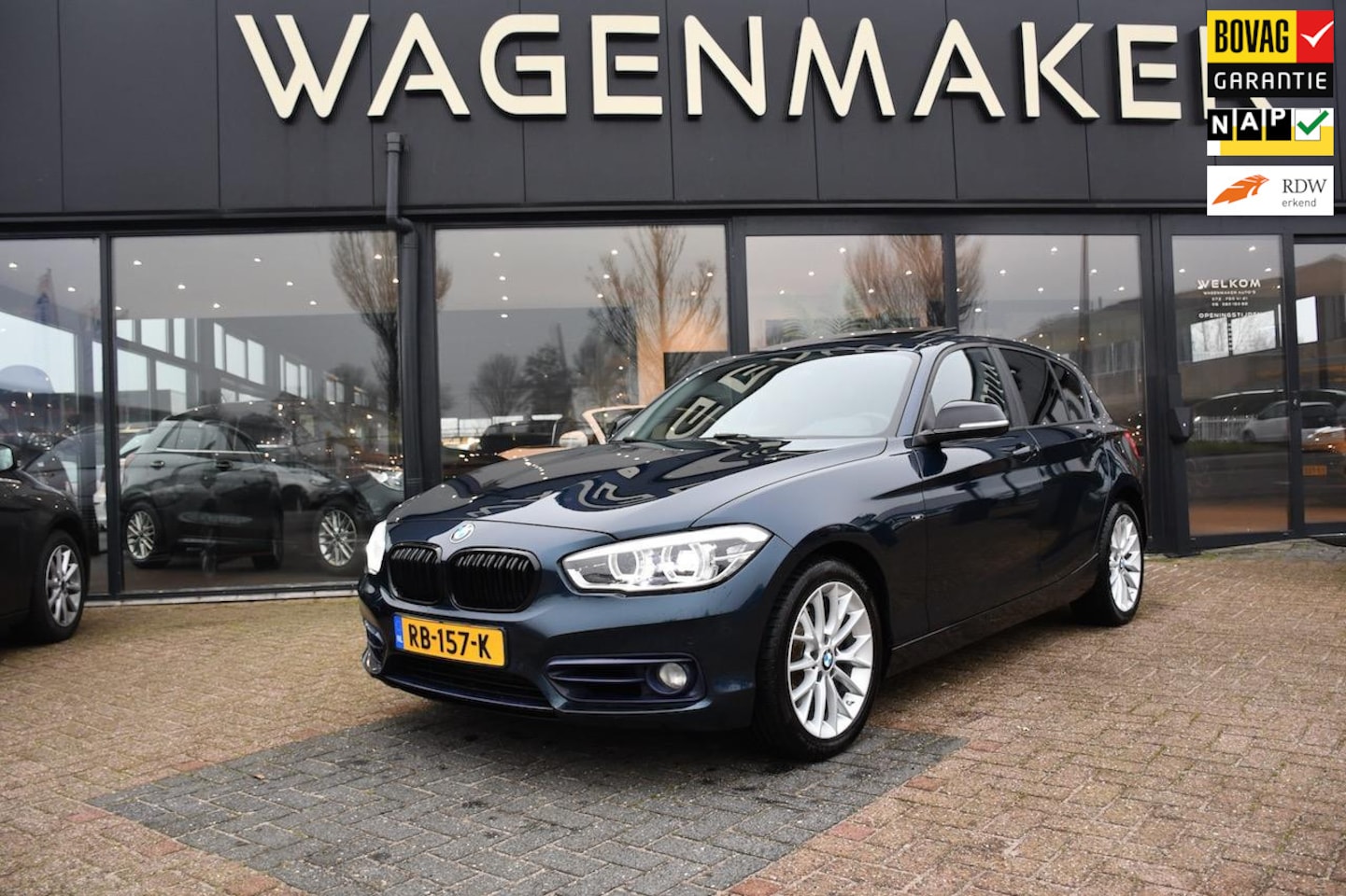 BMW 1-serie - 118d M Sport Dakraam|Cruise|NAVI|Leder|CARPLAY - AutoWereld.nl