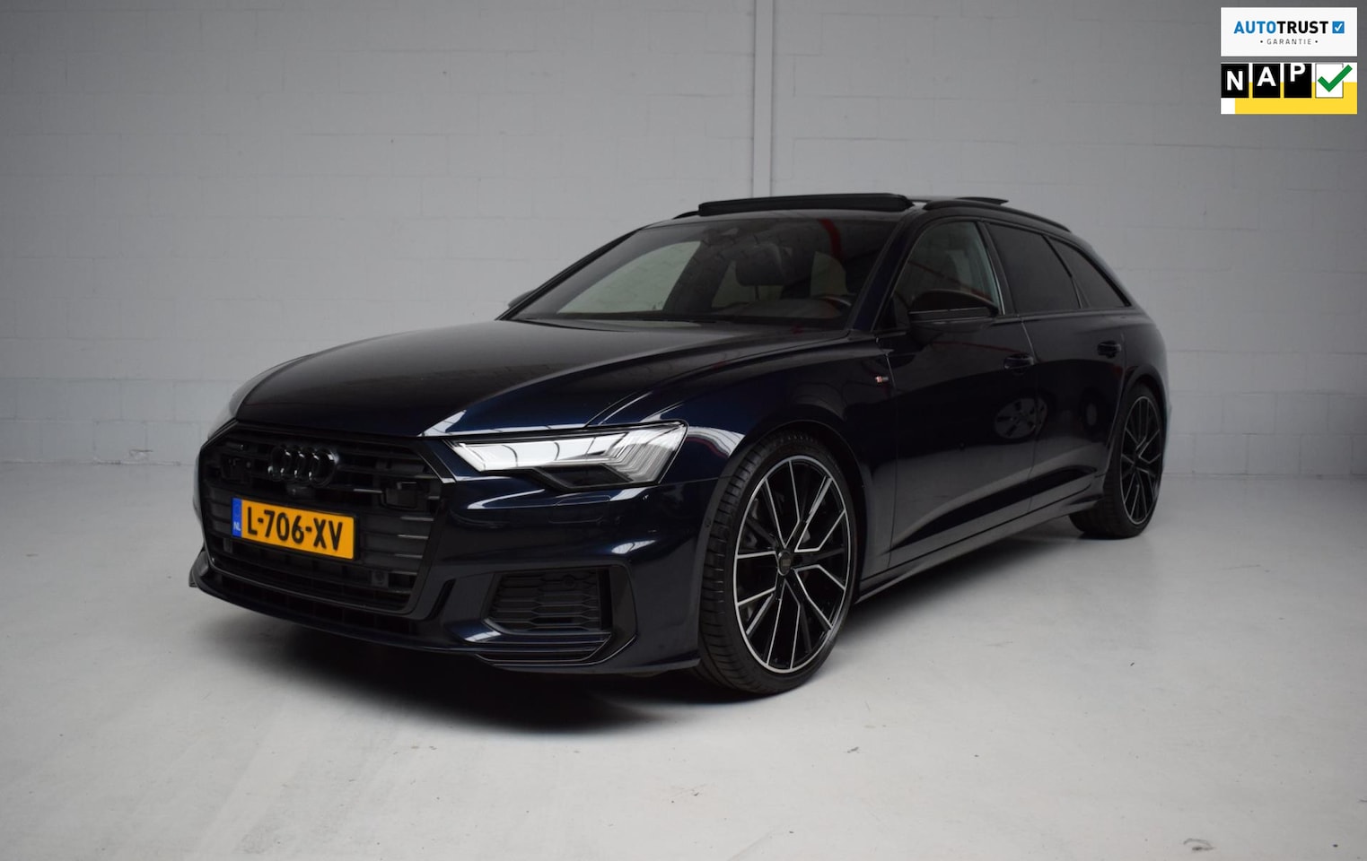 Audi A6 Avant - 50 TDI quattro Design Pro Line Plus S-LINE PANORAMADAK / LEER / CAMERA / MATRIX LED / 21IN - AutoWereld.nl