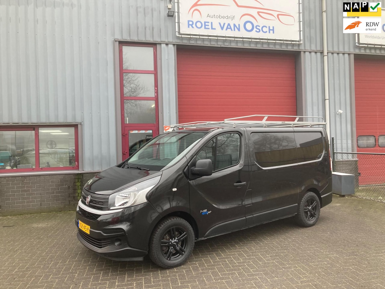 Fiat Talento - 2.0 MultiJet 145pk L1H1 imperiaal inrichting Navi Airco Zwart - AutoWereld.nl