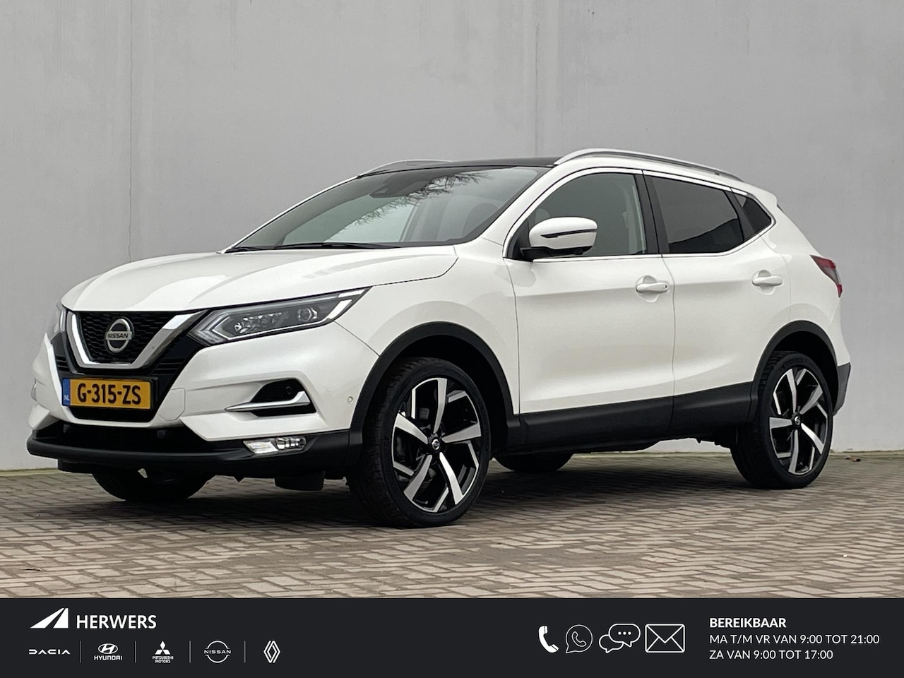 Nissan Qashqai - 1.3 DIG-T Tekna / Navigatie / Apple carplay/Android auto / Trekhaak(1300KG) / Cruise contr - AutoWereld.nl