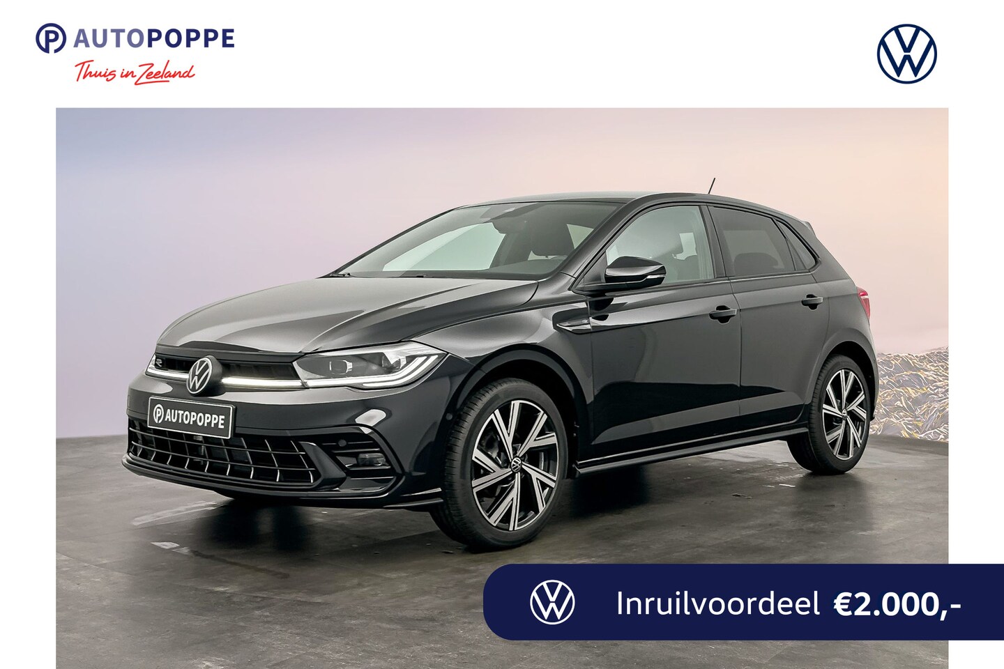 Volkswagen Polo - 1.0 TSI 95 5MT R-Line Edition | 'App-Connect' draadloze smartphone integratie | Achterlich - AutoWereld.nl