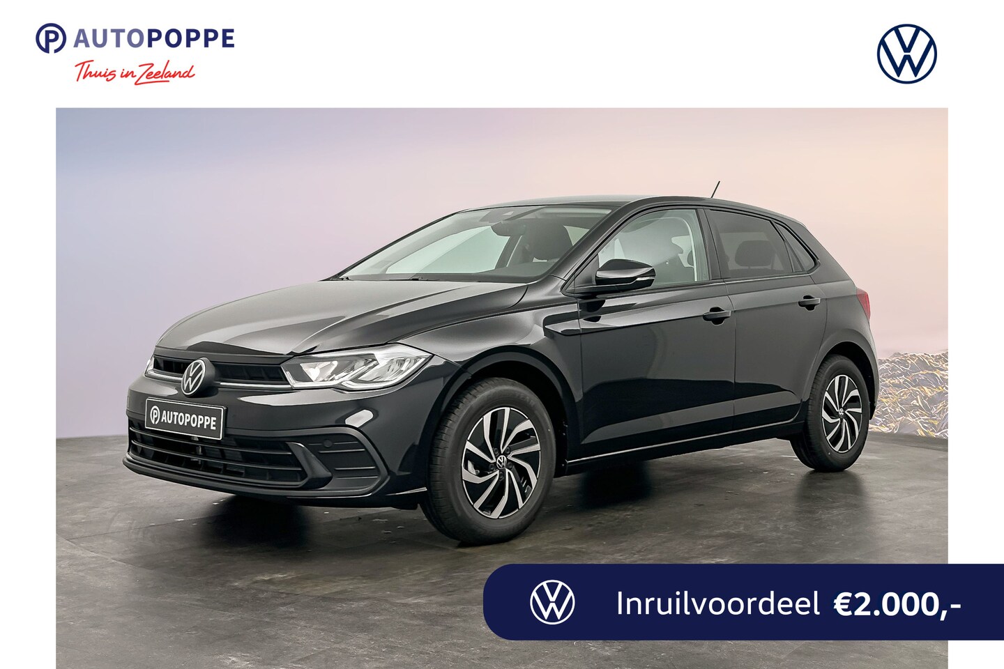 Volkswagen Polo - 1.0 TSI 95 5MT Life Edition | 'App-Connect' smartphone integratie | Buitenspiegels elektri - AutoWereld.nl