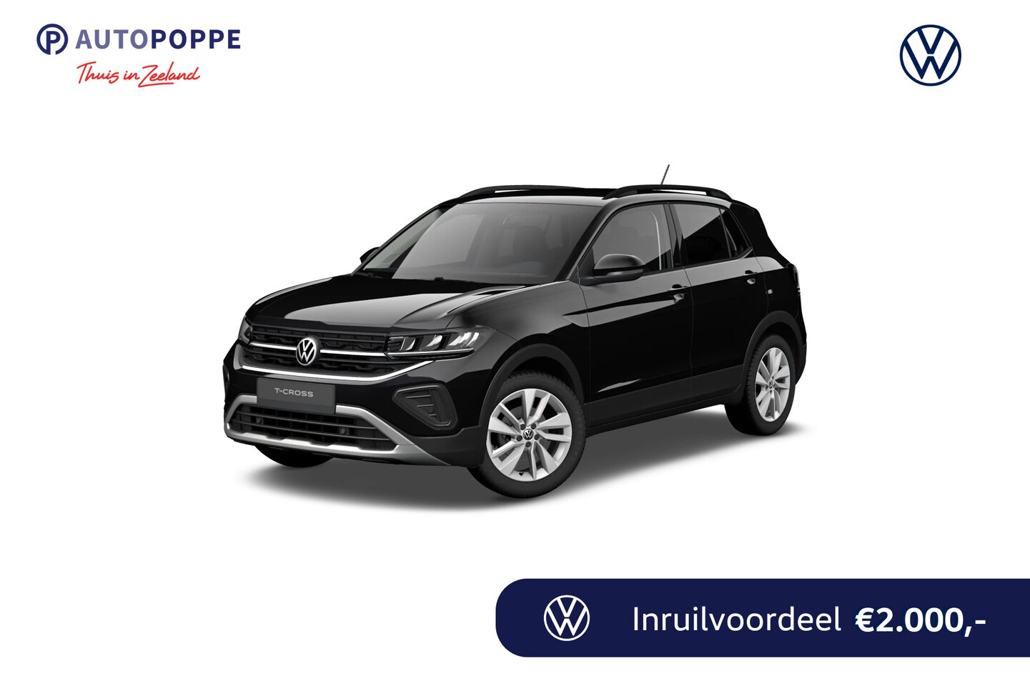 Volkswagen T-Cross - 1.0 TSI 115 7DSG Life Edition | 'App-Connect' draadloze smartphone integratie | Achterlich - AutoWereld.nl