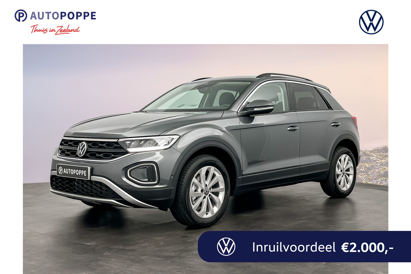 Volkswagen T-Roc - 1.0 TSI 116 6MT Life Edition | 'App-Connect' draadloze smartphone integratie | 'App-Connec - AutoWereld.nl