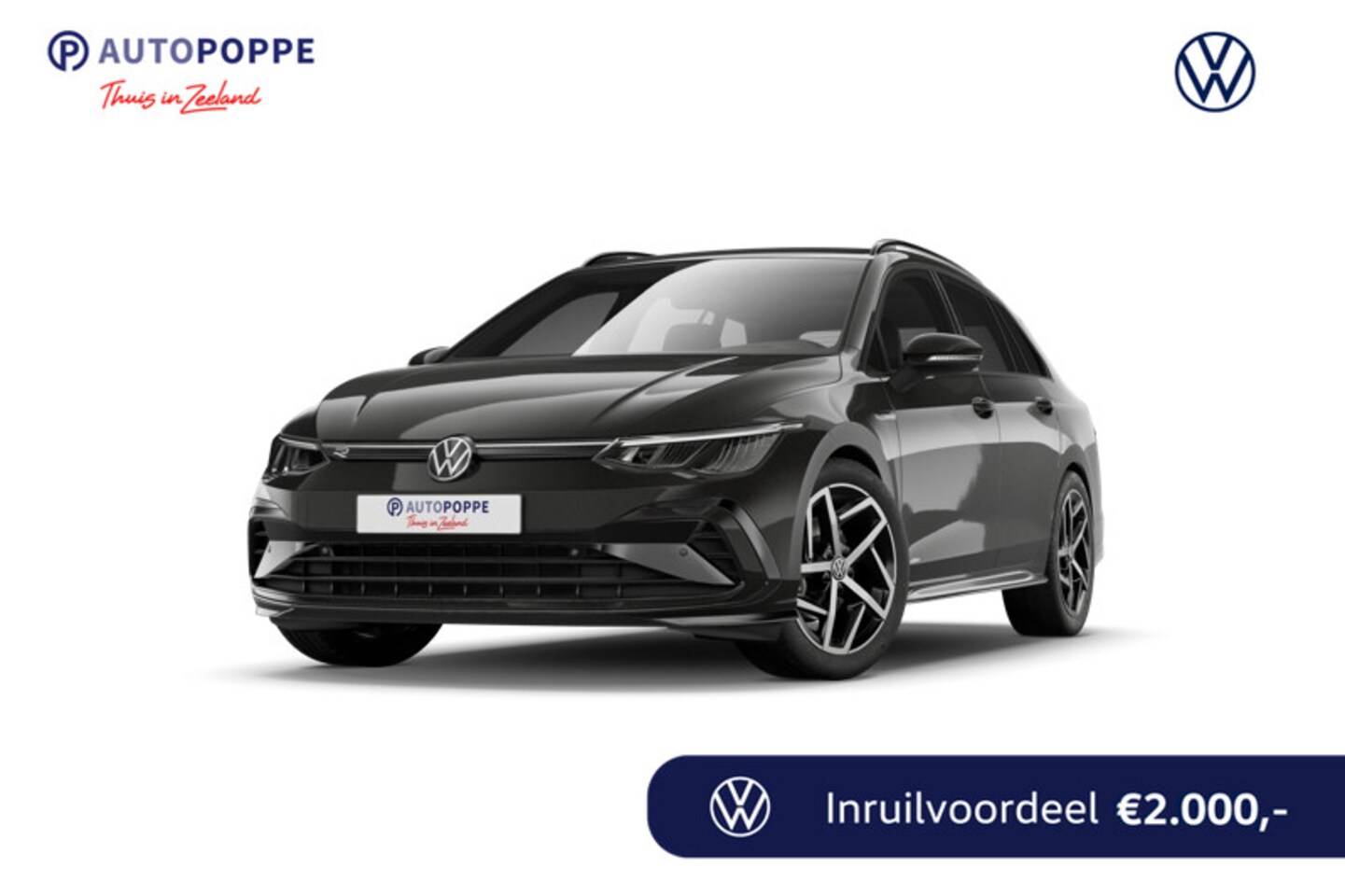 Volkswagen Golf Variant - 1.5 eTSI 150 7DSG R-Line Edition | 'App-Connect' draadloze smartphone integratie | Achterb - AutoWereld.nl