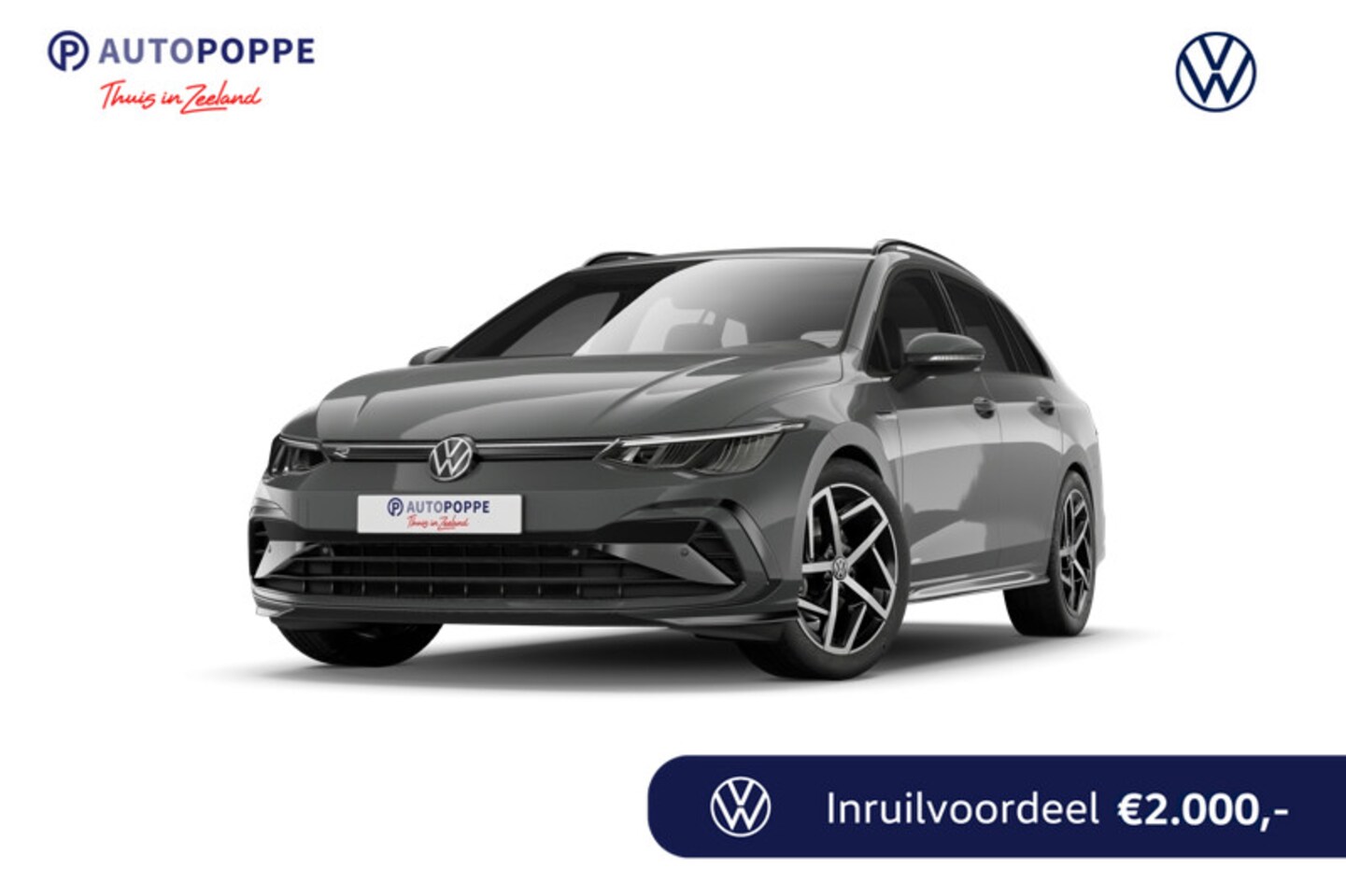 Volkswagen Golf Variant - 1.5 eTSI 150 7DSG R-Line Edition | 'App-Connect' draadloze smartphone integratie | Achterb - AutoWereld.nl