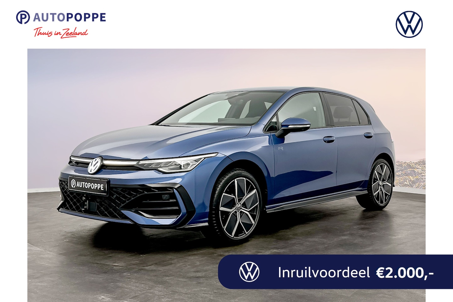 Volkswagen Golf - 1.5 eTSI 116 7DSG R-Line Edition | 'App-Connect' draadloze smartphone integratie | Achterb - AutoWereld.nl