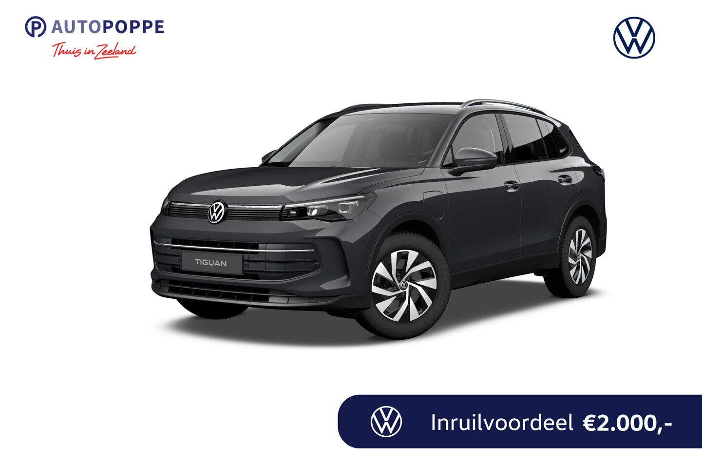 Volkswagen Tiguan - 1.5 eHybrid 204 6DSG Life Edition | 'App-Connect' draadloze smartphone integratie | Automa - AutoWereld.nl