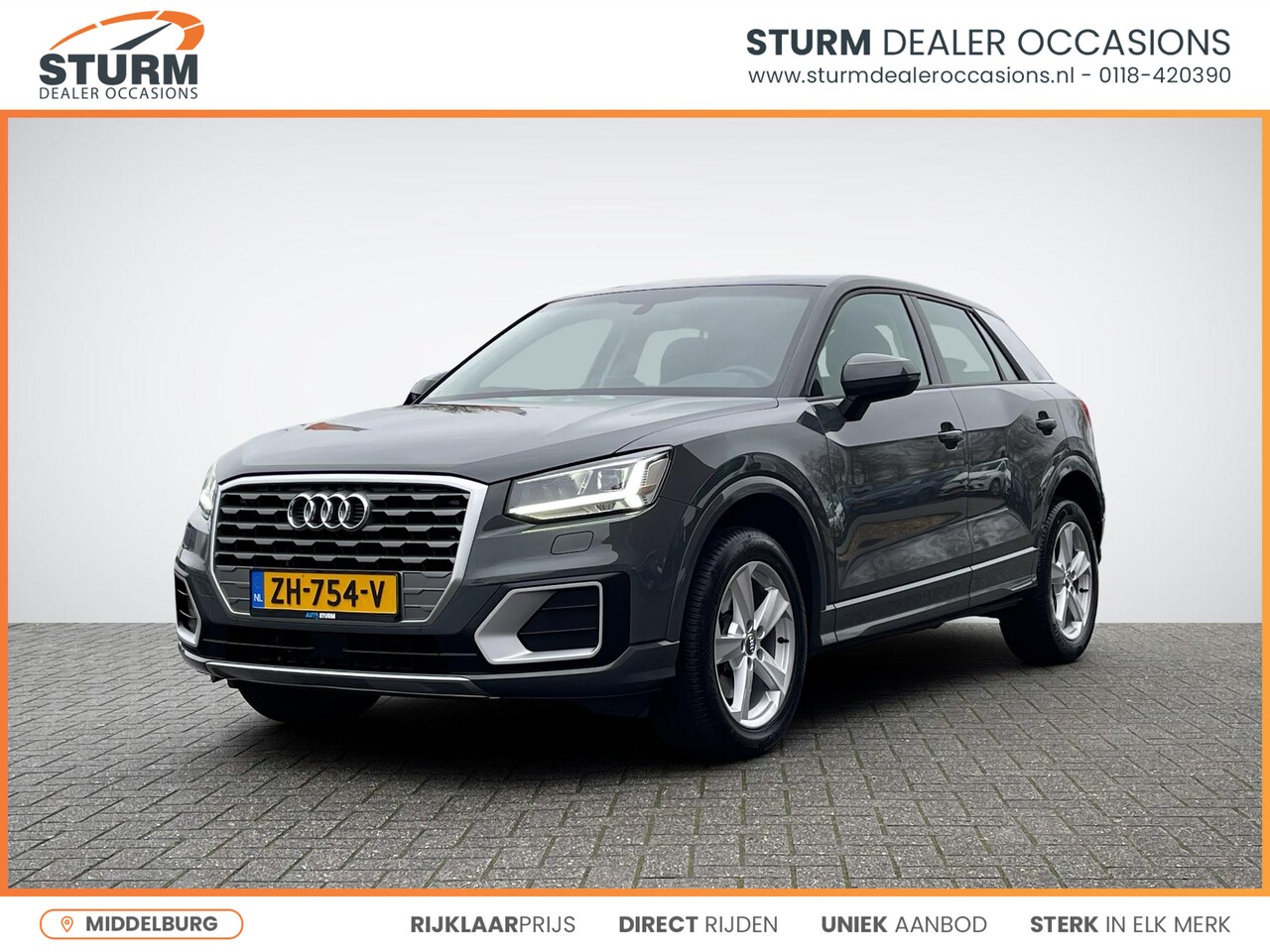 Audi Q2 - 1.0 TFSI Design Pro Line | Navigatie | Stoelverwarming | LED Koplampen | Sportstoelen | Cr - AutoWereld.nl