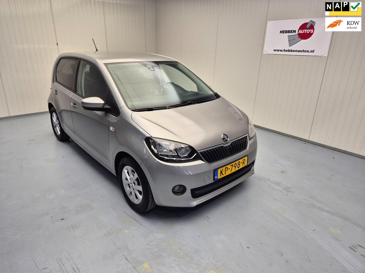 Skoda Citigo - 1.0 Greentech Ambition Airco Leer Cruise Control Alu - AutoWereld.nl