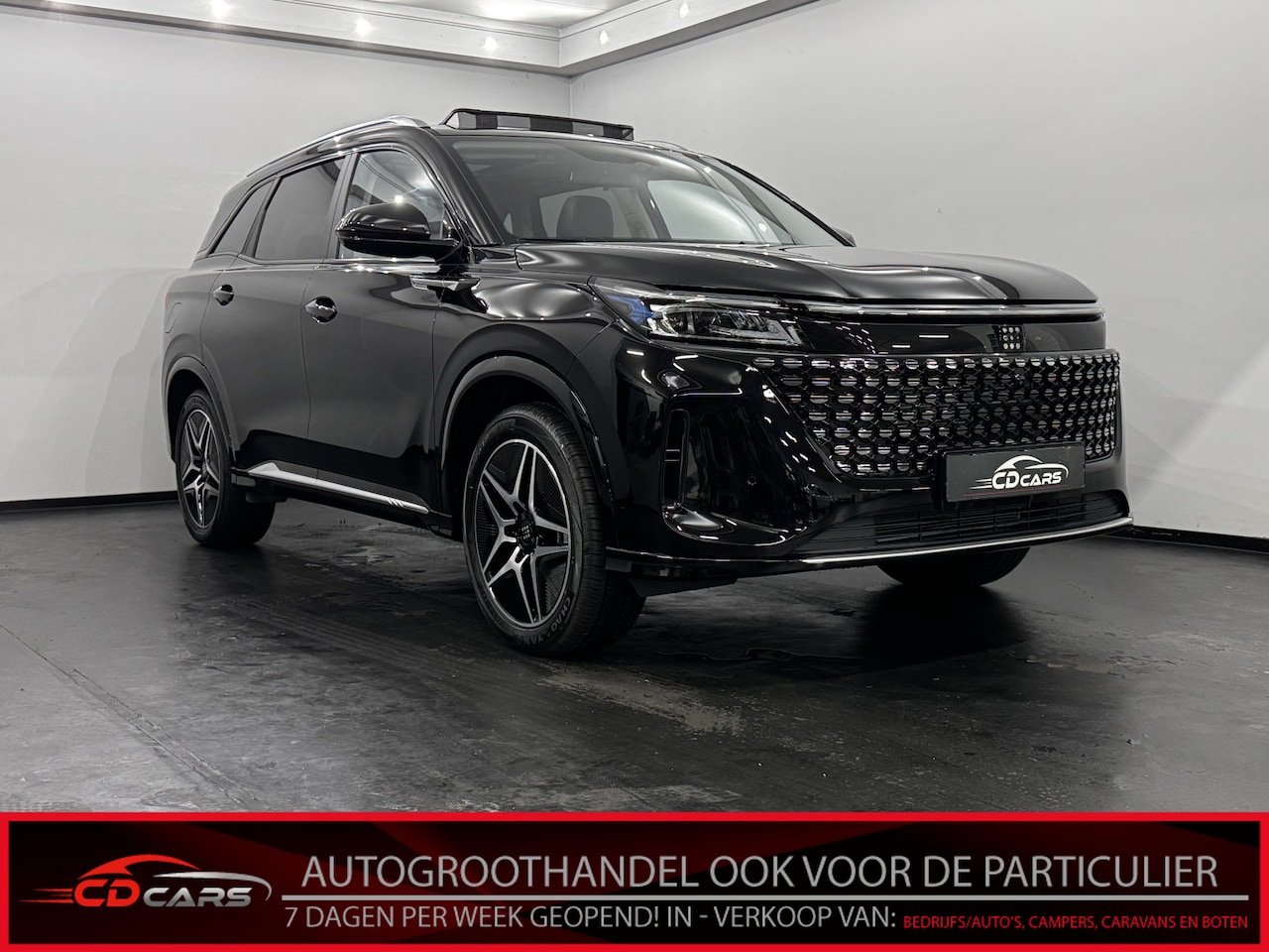 DFSK E5 - Phev Plug-in Hybrid 7 Persoons 360 Camera, Pano, Leder, Keyless start, Virtual desk, 3 Jaa - AutoWereld.nl