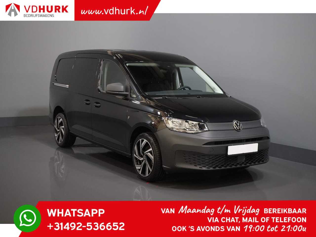 Volkswagen Caddy Cargo Maxi - 2.0 TDI 125 pk DSG Aut. BPM VRIJ/ Virtual Cockpit/ Carplay/ Cruise/ PDC/ Omvormer - AutoWereld.nl