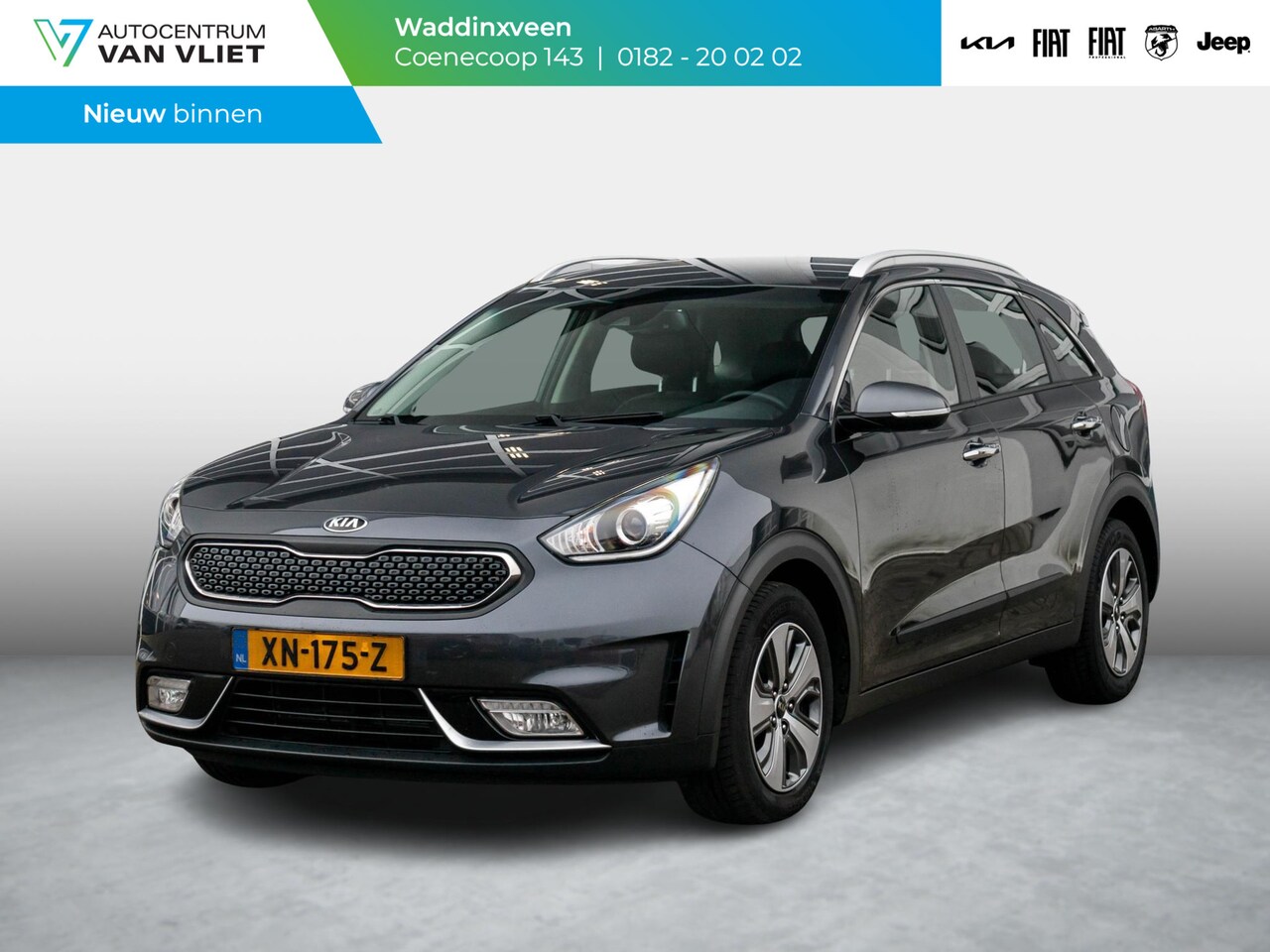 Kia Niro - 1.6 GDi Hybrid DynamicLine | Automaat | Cruise | Navi | Zuinig! - AutoWereld.nl