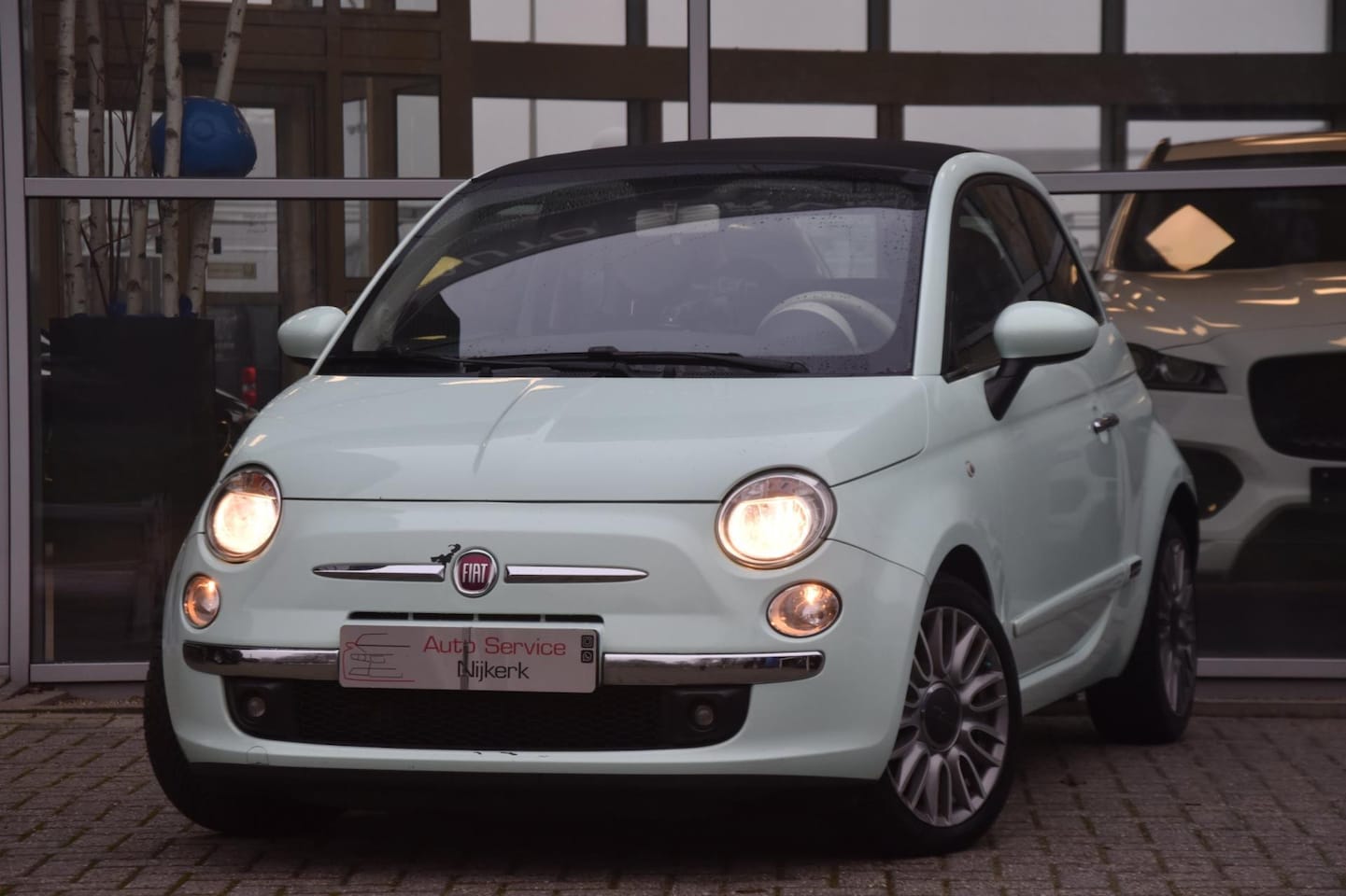 Fiat 500 C - 0.9 TwinAir Turbo Cult Cabriolet Automaat Airco Nav. Pdc Leder - AutoWereld.nl