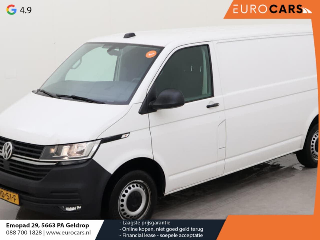 Volkswagen Transporter - 150pk Automaat L2H1 Executive Navigatie Airco Cruise control Parkeersensoren Euro6 - AutoWereld.nl