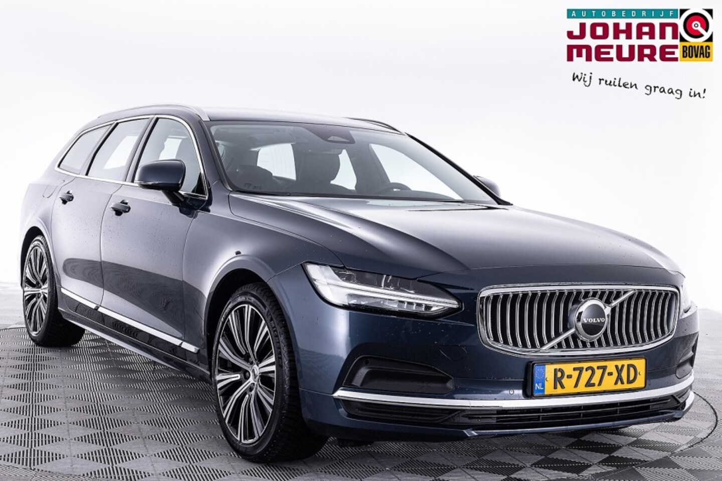 Volvo V90 - B5 Plus Bright | LEDER | Trekhaak ✅ 1e Eigenaar . - AutoWereld.nl