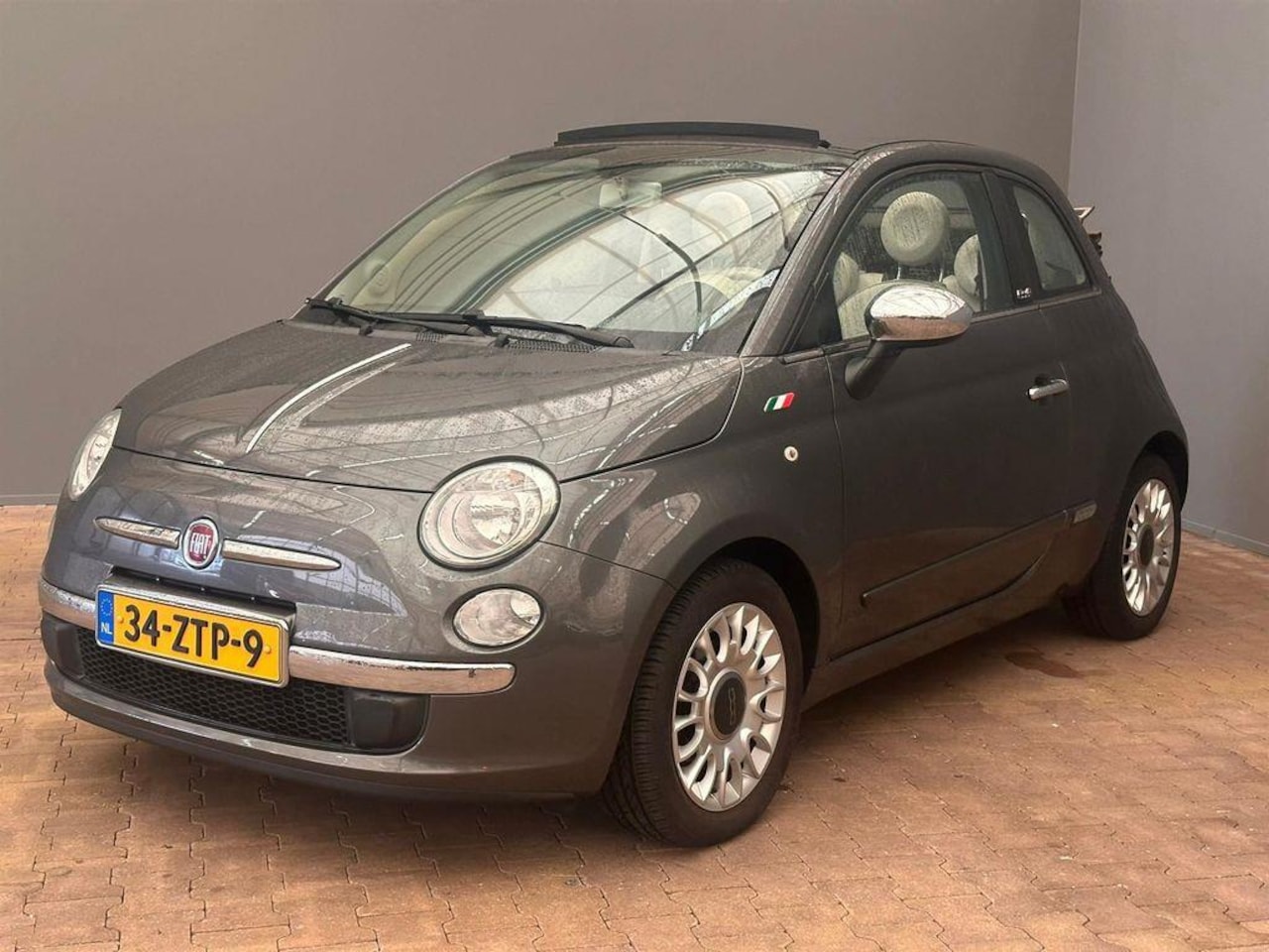 Fiat 500 C - 0.9 TwinAir Cabrio NL-auto 78dkm - AutoWereld.nl