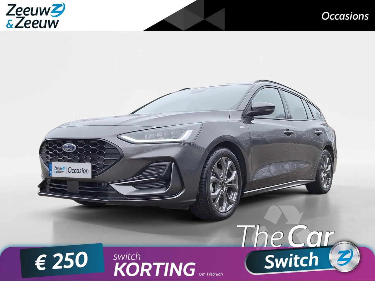 Ford Focus Wagon - 1.0 EcoBoost Hybrid ST-Line | Automaat | SYNC4 | 17" Lichtmetaal | Climate Control | Camer - AutoWereld.nl