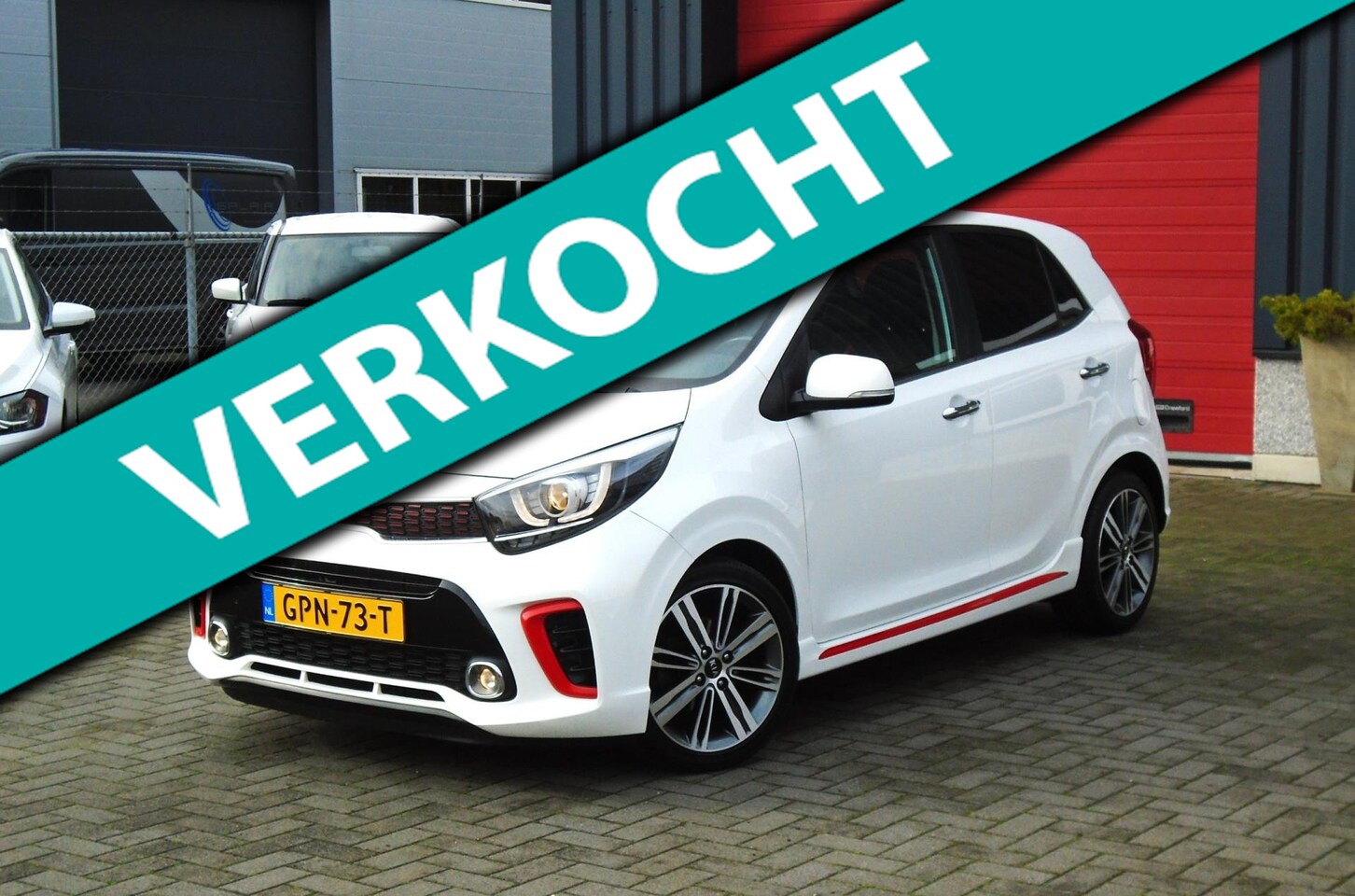 Kia Picanto - 1.2 CVVT DynamicPlusLine 1.2 CVVT DynamicPlusLine,AUTOMAAT,Navi,Leder - AutoWereld.nl