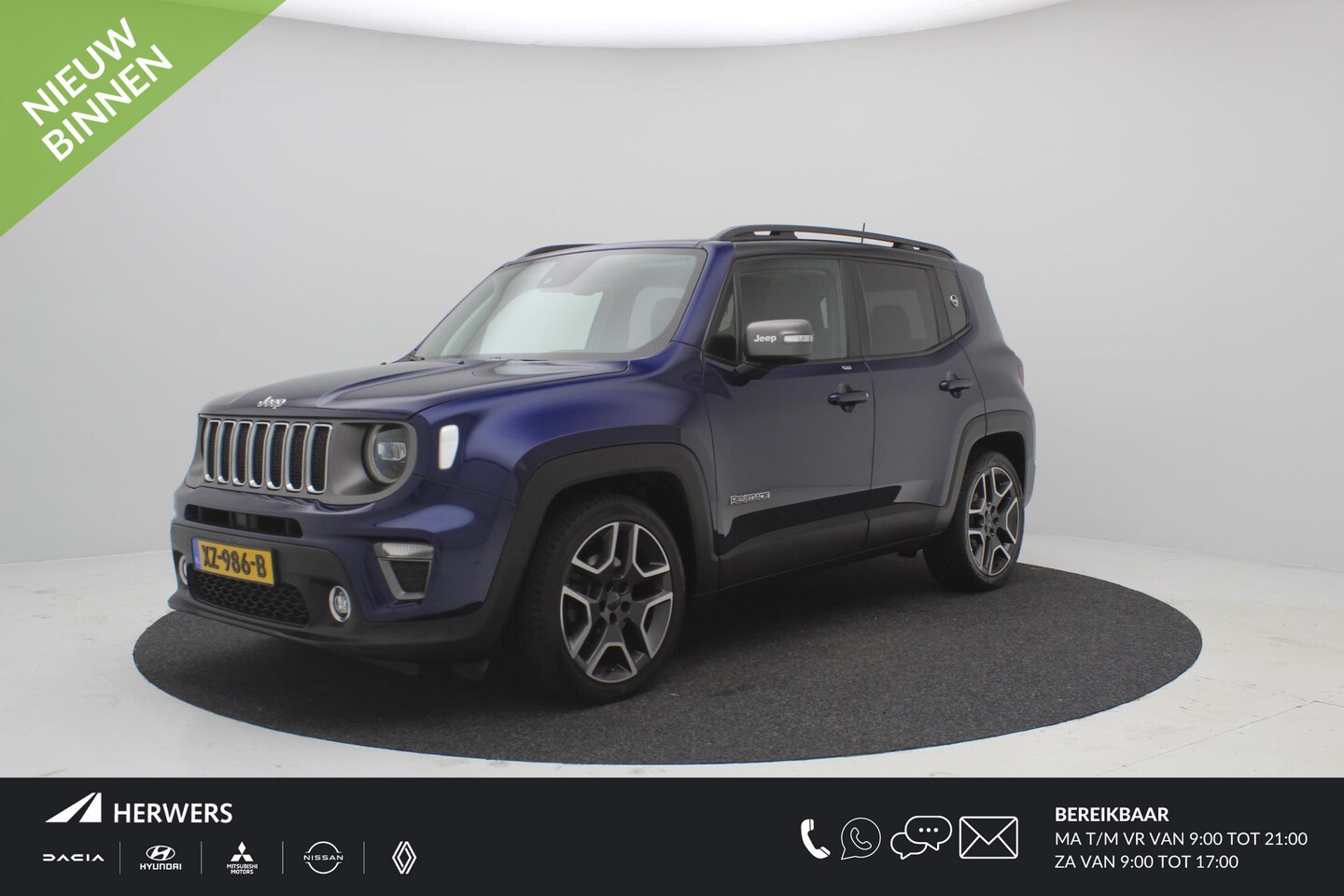 Jeep Renegade - 1.3T 150PK Freedom AUTOMAAT / Trekhaak / Navigatie / Glazen schuif-kanteldak / Lederen bek - AutoWereld.nl