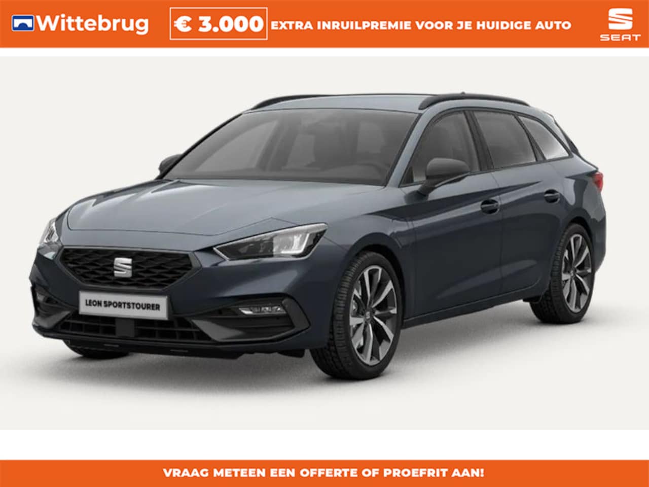 Seat Leon Sportstourer - 1.5 TSI e-Hybrid FR PHEV First Edition Tot 130km volledig elektrische actieradius / Sports - AutoWereld.nl