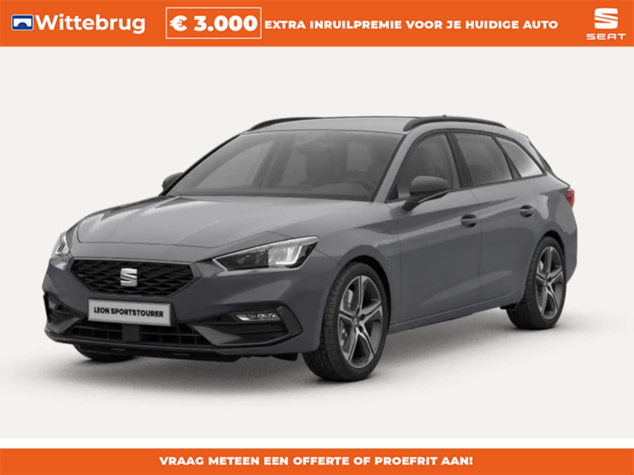 Seat Leon Sportstourer - 1.5 TSI e-Hybrid FR PHEV First Edition Tot 130km volledig elektrische actieradius / Sports - AutoWereld.nl