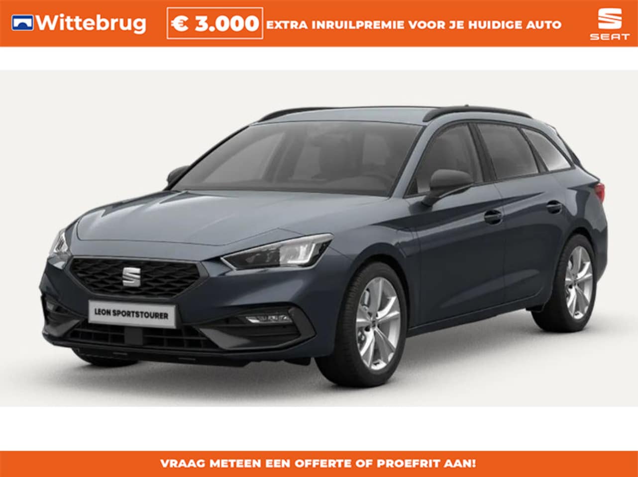 Seat Leon Sportstourer - 1.5 TSI e-Hybrid FR PHEV First Edition Tot 130km volledig elektrische actieradius / Sports - AutoWereld.nl