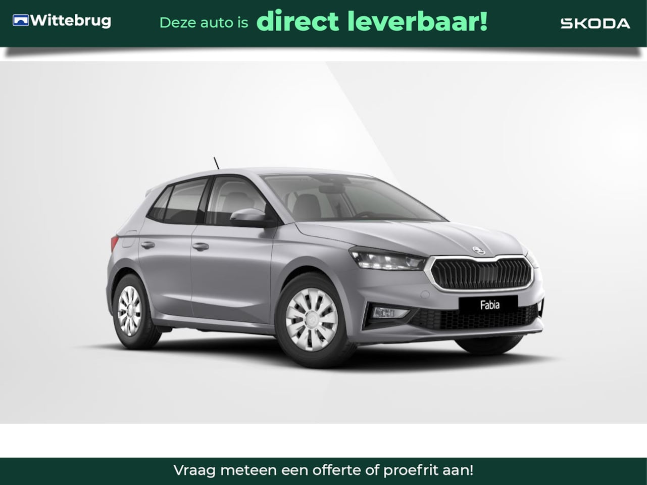 Skoda Fabia - 1.0 TSI Essence Scherpste deal, nu bij Wittebrug! - AutoWereld.nl