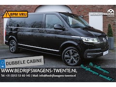 Volkswagen Transporter Caravelle - T6.1 2.0 TDI 204 PK DSG L2H1 A-KLEP FULL OPTIONS DUB/CAB ACC | LED | Leder | Side Assist |