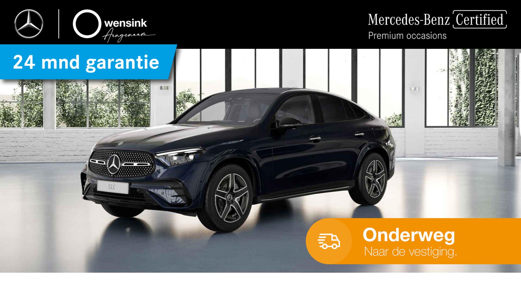 Mercedes-Benz GLC-klasse Coupé - 300e 4MATIC AMG Line | Premium plus | Techniek pakket | Rij assistentie | Alarm | Treeplan - AutoWereld.nl