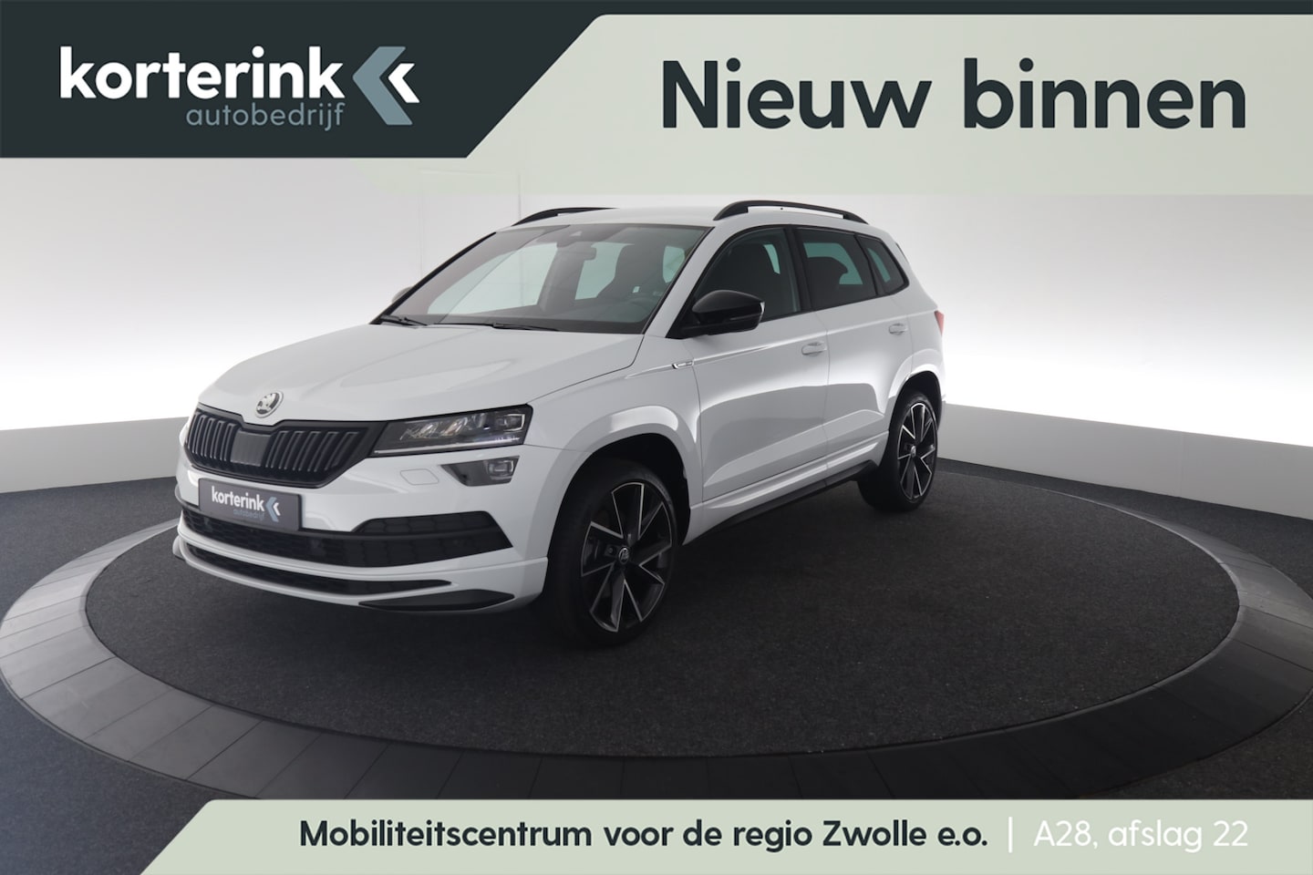 Skoda Karoq - 1.5 TSI ACT Sportline Business | Stoel/stuur verwarming | ACC | Dodehoek | CANTON - AutoWereld.nl