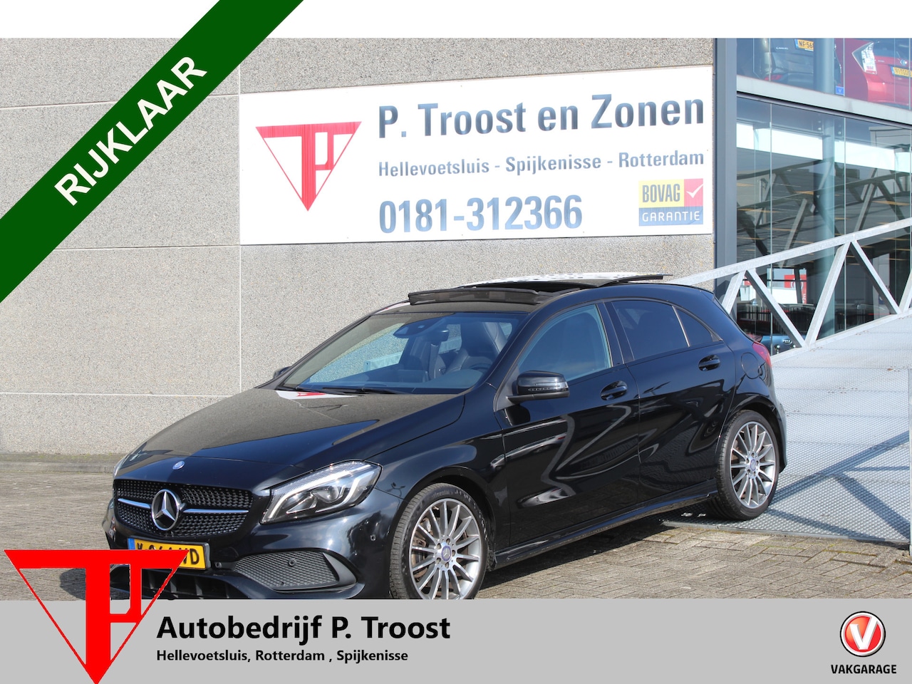 Mercedes-Benz A-klasse - 250 AMG Automaat/Panoramadak/Navigatie/Cruise control/Apple Carplay/Parkeersensoren/Ledere - AutoWereld.nl