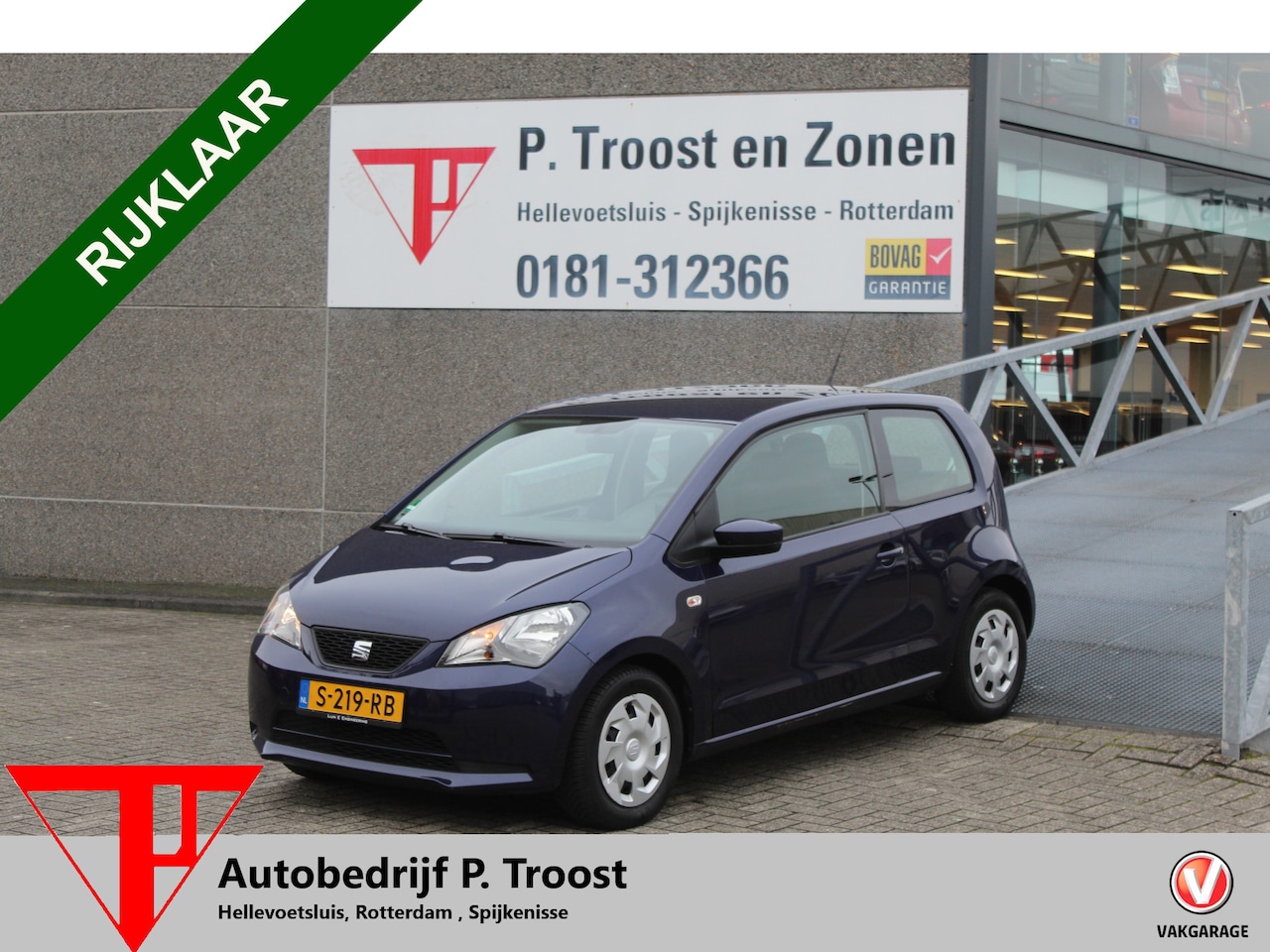 Seat Mii - 1.0 Reference Navigatie/Parkeersensoren/Airco/Bluetooth/Elektrische ramen/Centrale vergren - AutoWereld.nl