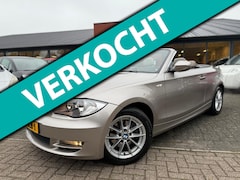 BMW 1-serie Cabrio - 118i High Executive*Navigatie*Leer*Nl Auto