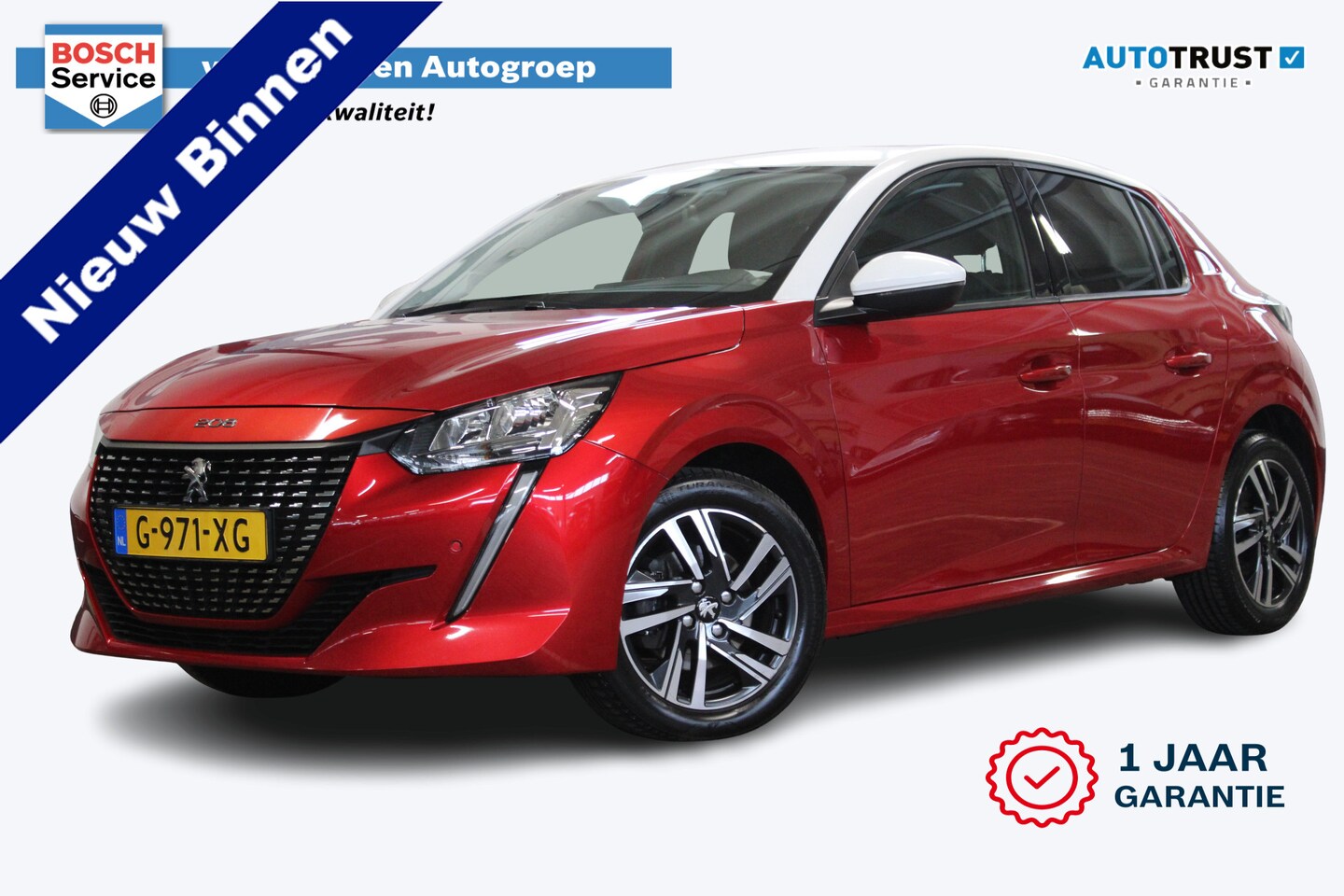 Peugeot 208 - 1.2 PureTech Blue Allure | Incl. 12 maanden garantie | Apple CarPlay | Parkeersensoren + C - AutoWereld.nl