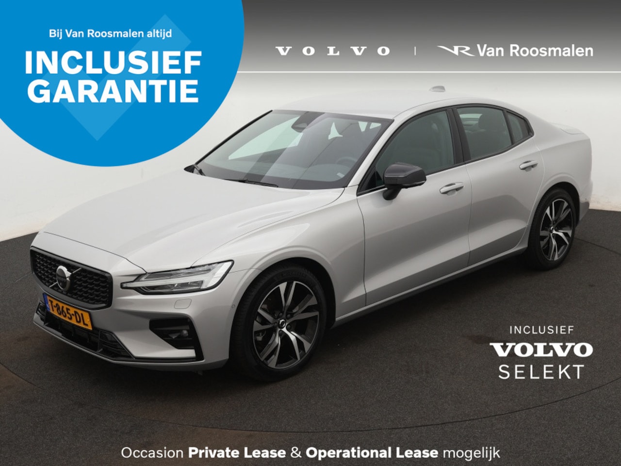 Volvo S60 - 2.0 B4 Plus Dark | Lederen bekleding | 360 Camera - AutoWereld.nl