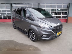 Ford Transit Custom - 320L 2.0 TDCI 130PK L2H1 Limited DC Schuifdeur Links en Rechts Airco | Cruise | Navi | Cam