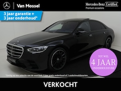 Mercedes-Benz S-klasse - 580 4MATIC Lang AMG Line / Stoelverwarming / Stoelventilatie / 360Graden-Camera / Panaroma