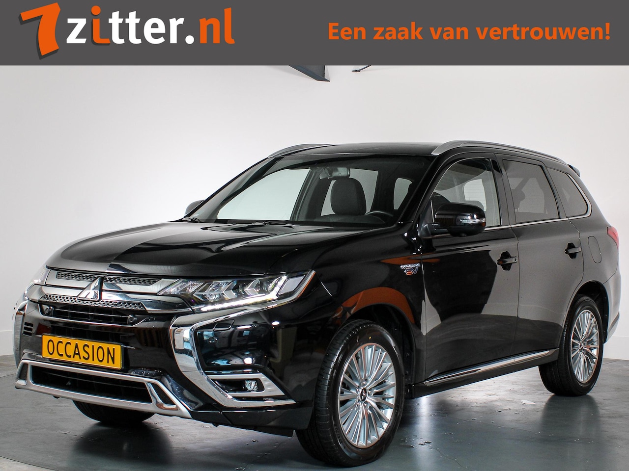 Mitsubishi Outlander - 2.4 PHEV S-Edition Volleder, Cruise Control, Bluetooth, - AutoWereld.nl