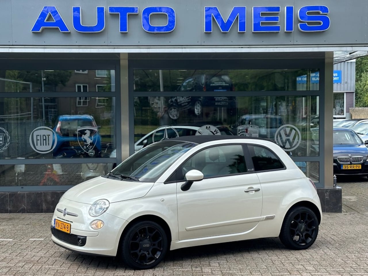 Fiat 500 C - 0.9 TwinAir Rock Cabrio Clima Half-Leder - AutoWereld.nl